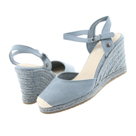 Big Star sandale espadrile 274A170 plave smeđa plava 4