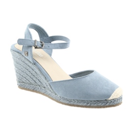 Big Star sandale espadrile 274A170 plave smeđa plava 1