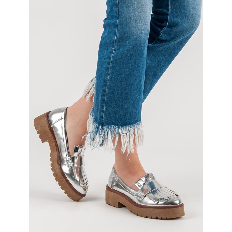 Corina Lakirane mokasine siva 2