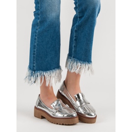 Corina Lakirane mokasine siva 1