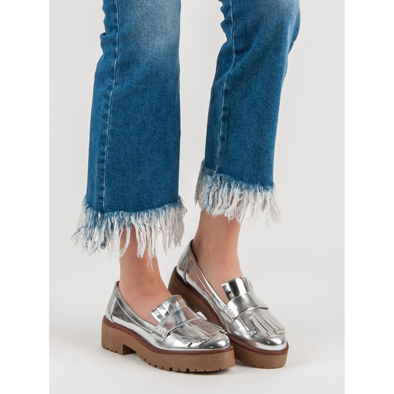 Corina Lakirane mokasine siva 1