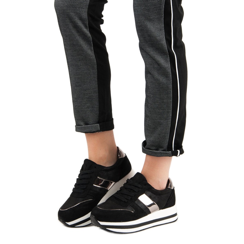Bestelle Modne crne tenisice crno 2