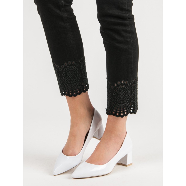 Diamantique Elegantne bijele pumpe bijela 1