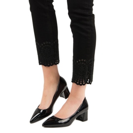 Diamantique Elegantne crne pumpe crna 1