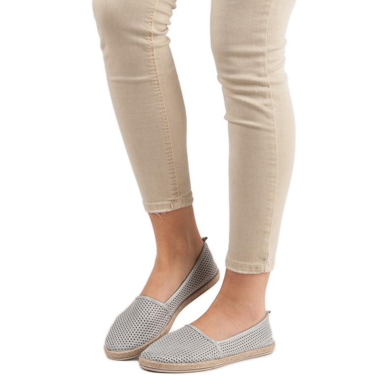 Sweet Shoes Espadrile sive svjetlosti siva 1