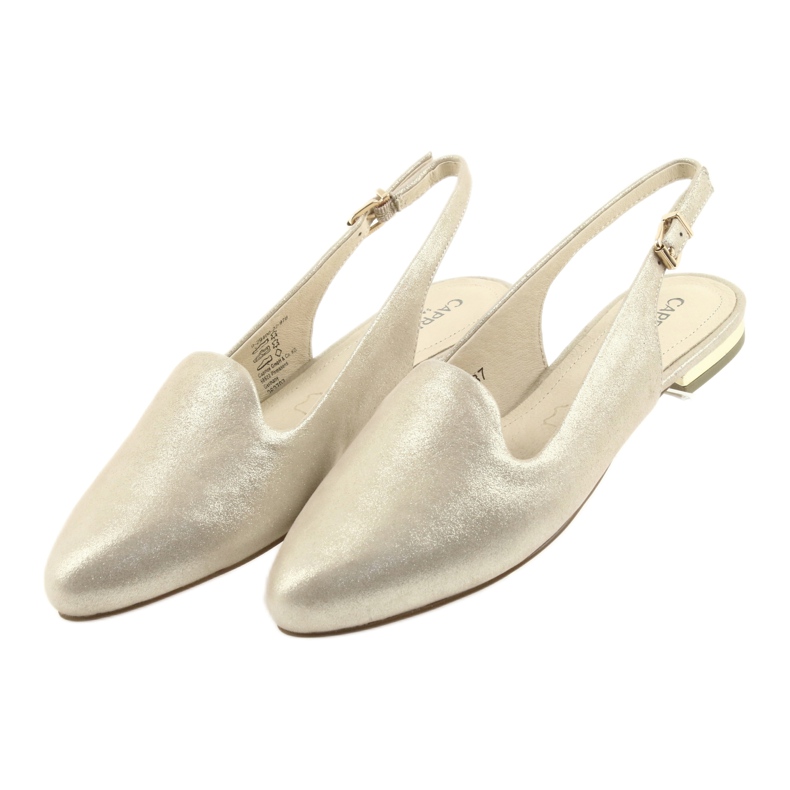 Caprice lordsy zlatne ženske cipele 29400 zlatni 3