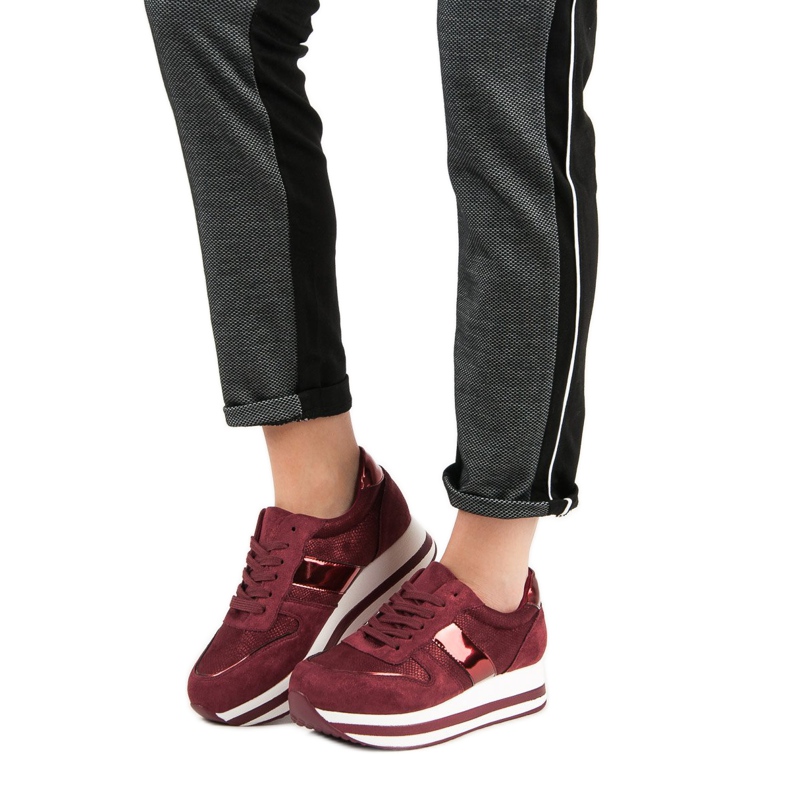 Bestelle Modne bordo tenisice višebojan crvena 2