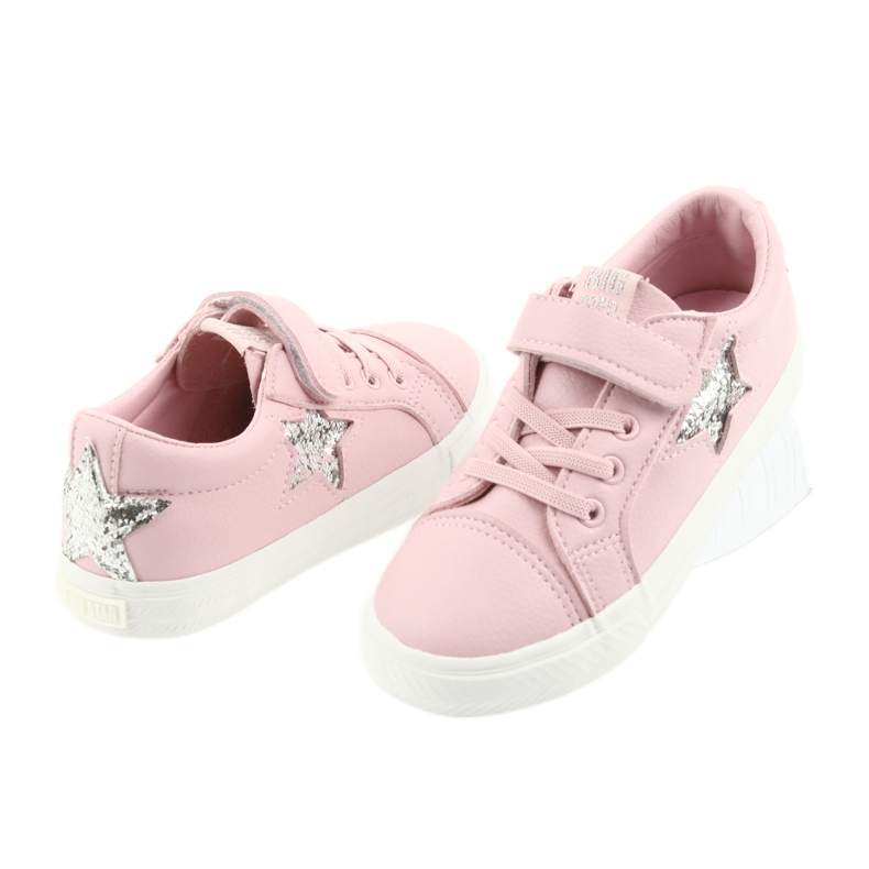 Big Star čičak tenisice zvijezda 374104 ružičasta siva 4