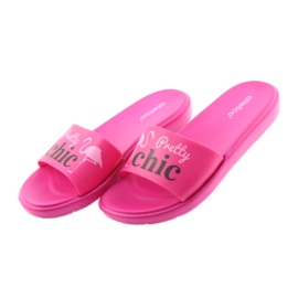 Ženske papuče Flamingos Atletico crno ružičasta 4