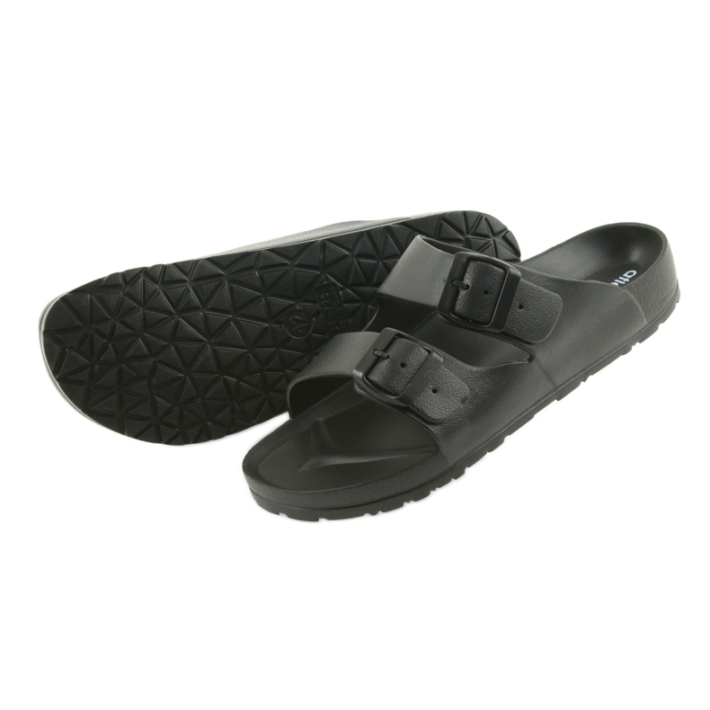 Atletico crne muške profilirane papuče crna 4