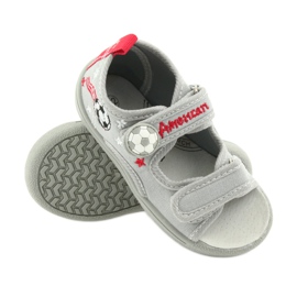 American Club Dječje cipele papuče dječačke sandale američka lopta 35/19 crno crvena siva 3