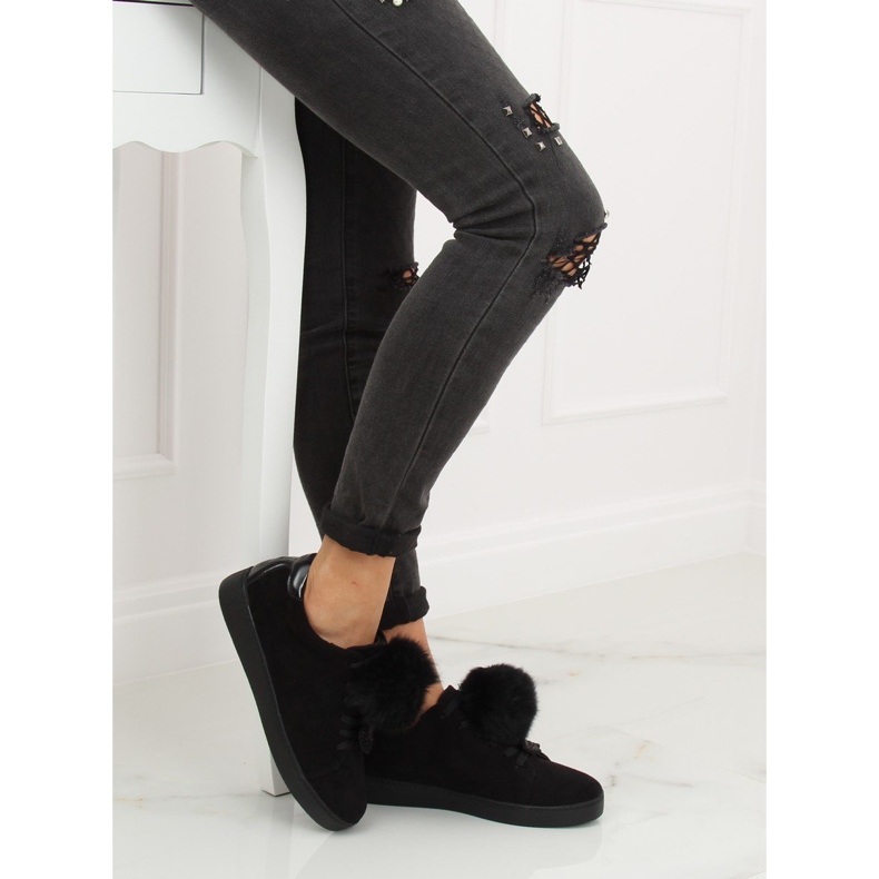 Crne ženske tenisice 68-95 Crne crno 2