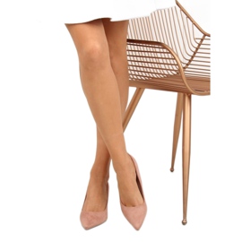 Ružičasta antilop na visokim potpeticama 100-828ES-1 Pink 1