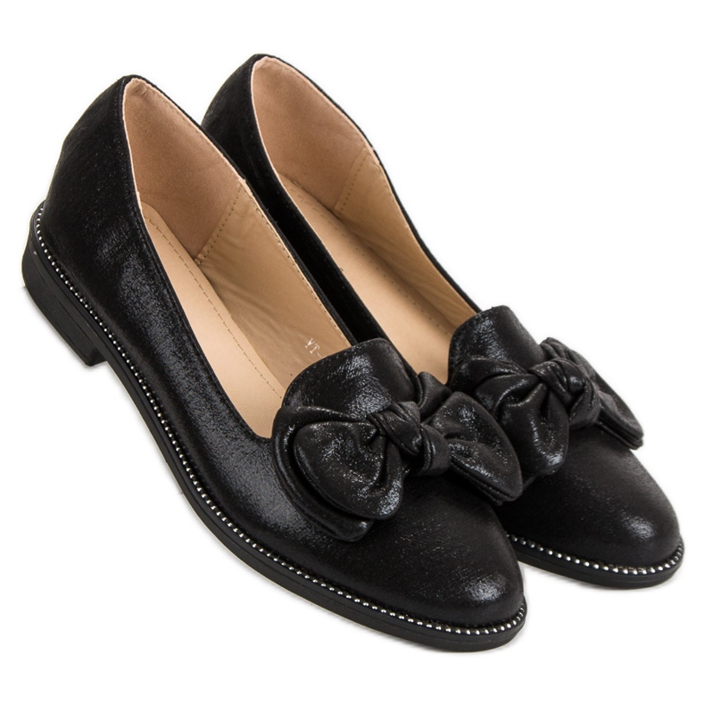 Forever Folie Crna balerina s mašnom 1