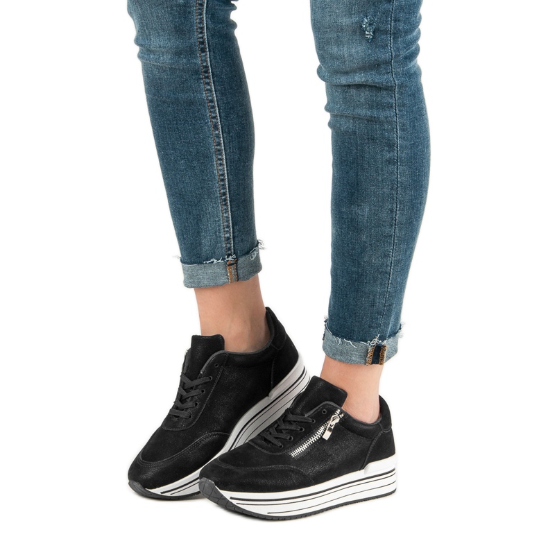 Modne sportske cipele crno 2