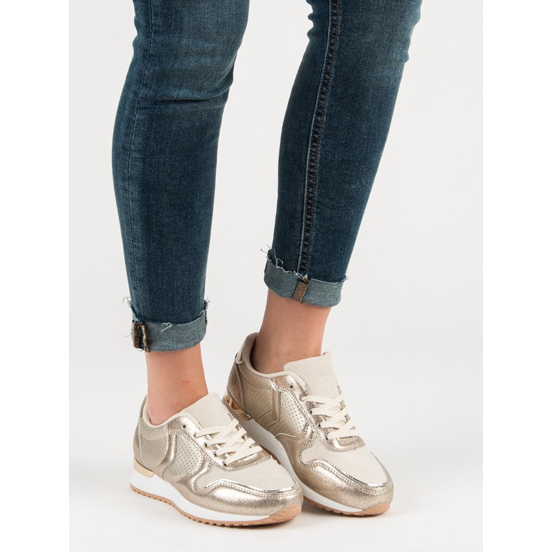 Ležerna sportska obuća žuta boja 2