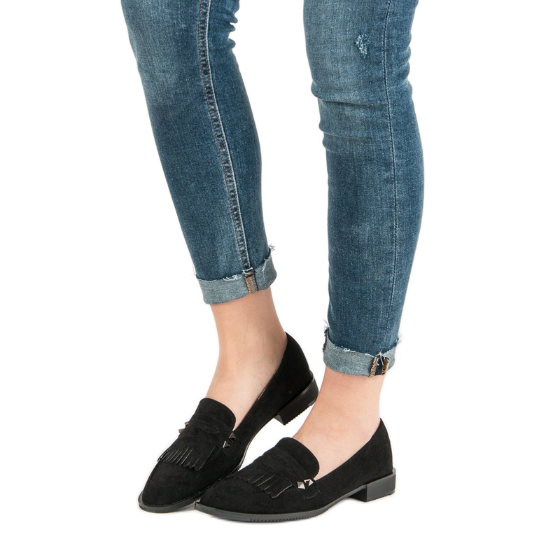 Sergio Todzi Natikače na ravnoj peti crna 2