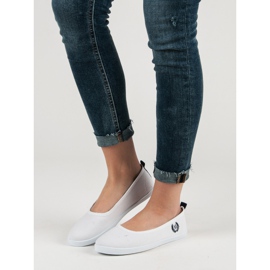 McKey Bijela tekstilna balerina 2