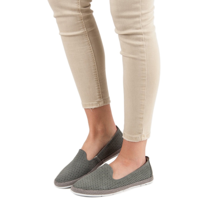 Filippo Leather Lordwork od kože siva 1