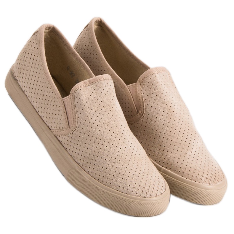 Suede Slip On Tenisice smeđa 2