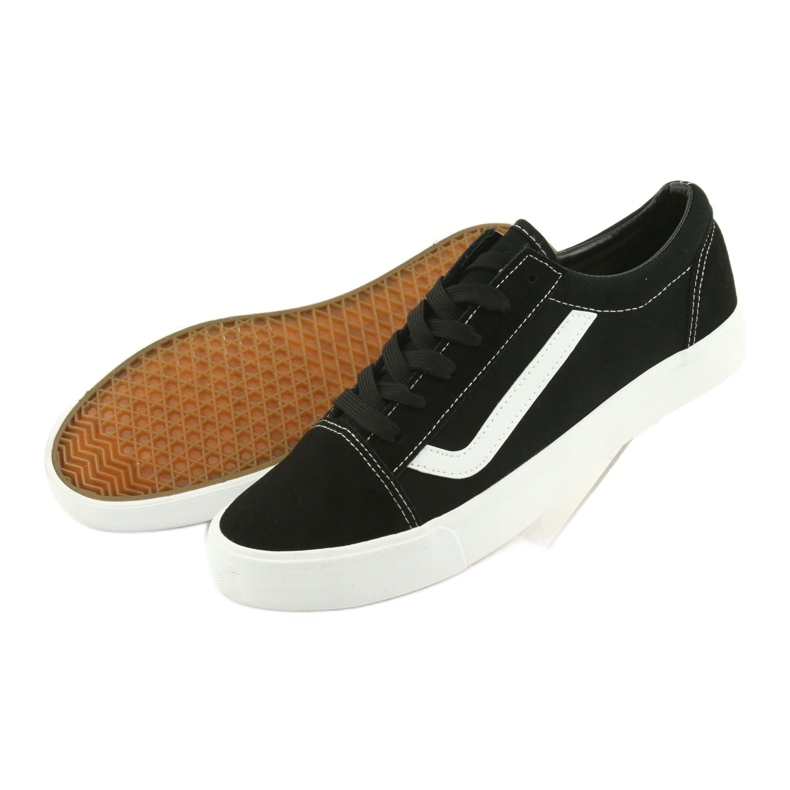 Crne Atletico 18081 tenisice na vezanje crna 4