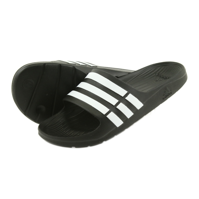 Adidas papuče Duramo Slide M G15890 bijela crno 3
