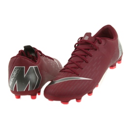 Nike Mercurial Vapor 12 Academy FG M AH7375-606 nogometne cipele bordo crvena 5