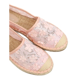 Ružičaste espadrile od čipke MB188-225 Pink ružičasta 2