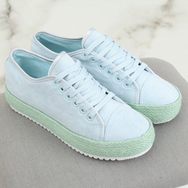 Plave tenisice espadrilles R-365 LT.BLUE plava 1