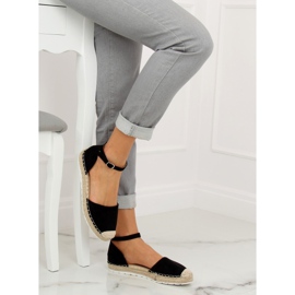 Crne ženske espadrile JH85 Crne crno 1