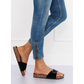 Crna antilop CK61P Crne papuče 2