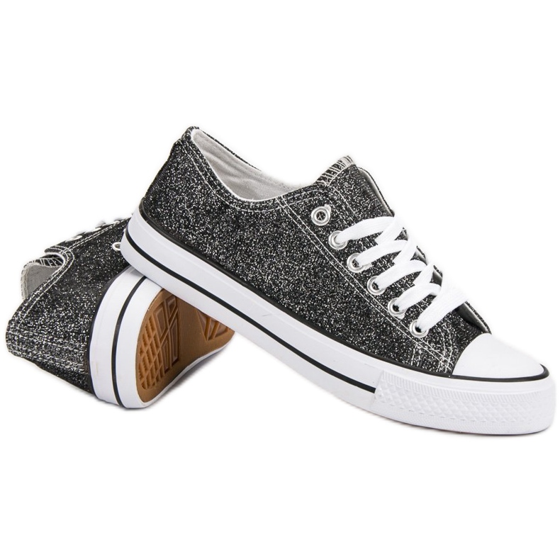 Crne tenisice s Borkatom crna 1