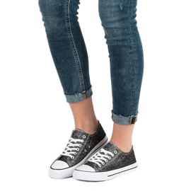 Crne tenisice s Borkatom crna 2