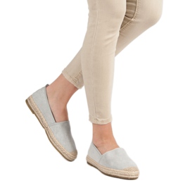 Bestelle Espadrile od antilopa siva 1