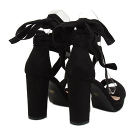 Crne sandale na platformi NC805 Black crna 2