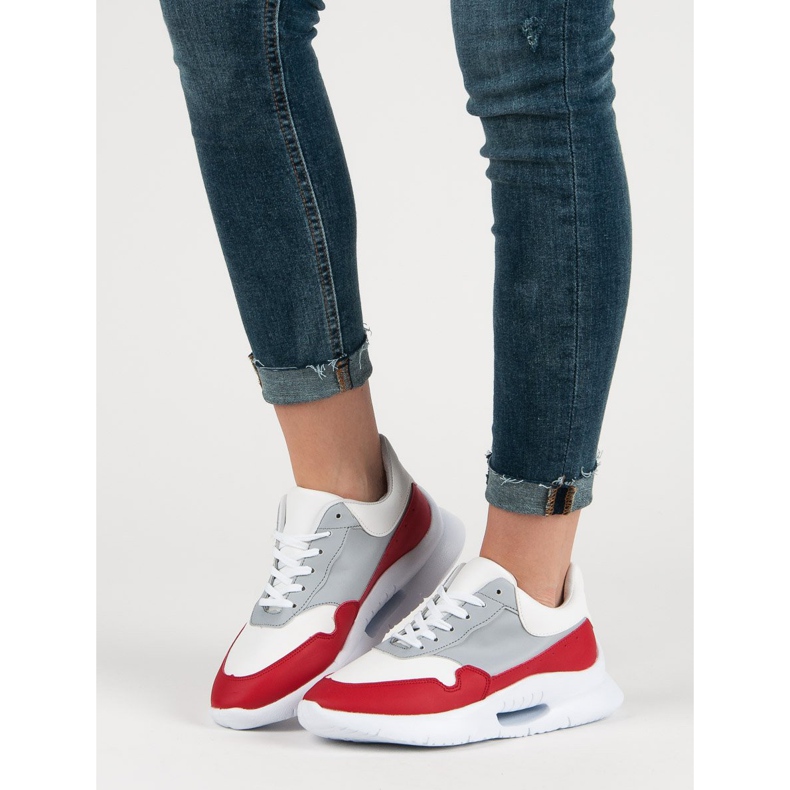 Ležerna sportska obuća bijela višebojan 1