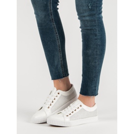 Muto Bijele tenisice s mrežom bijela 1