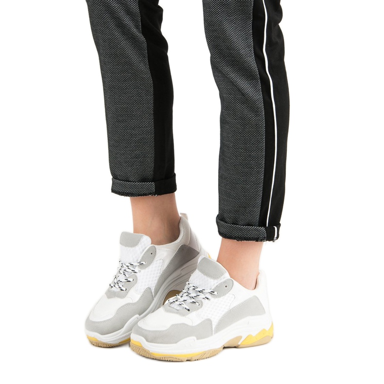 Small Swan Bijele tenisice na platformi bijela 1