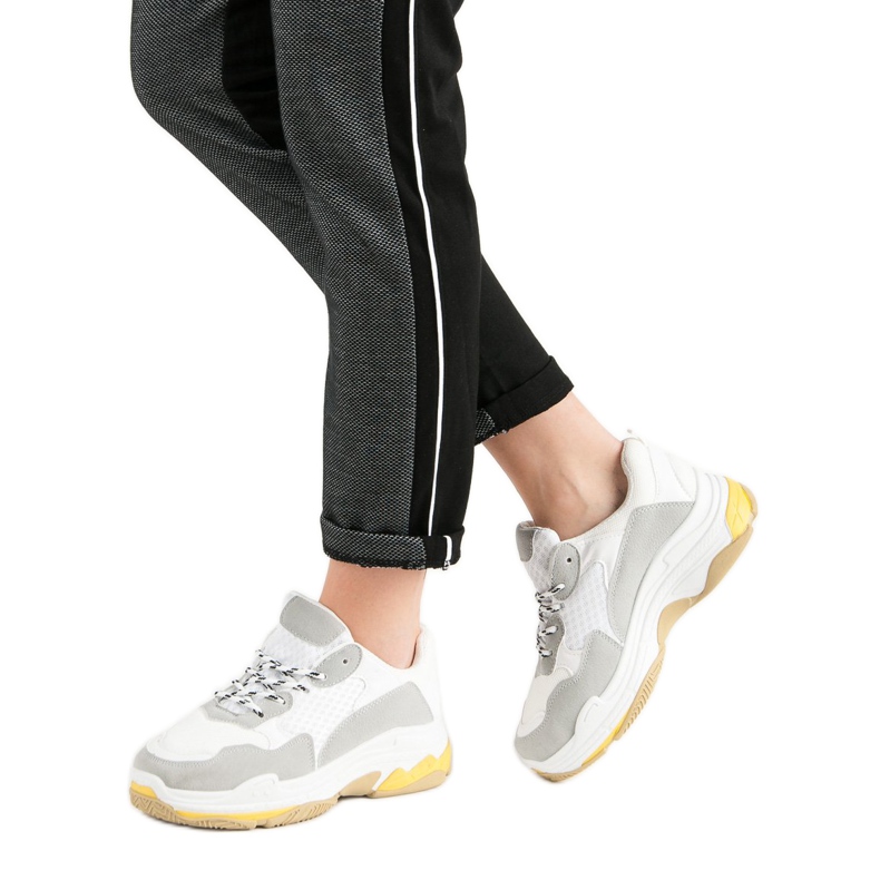 Small Swan Bijele tenisice na platformi bijela 2