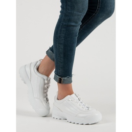 Tenisice na platformi bijela 1