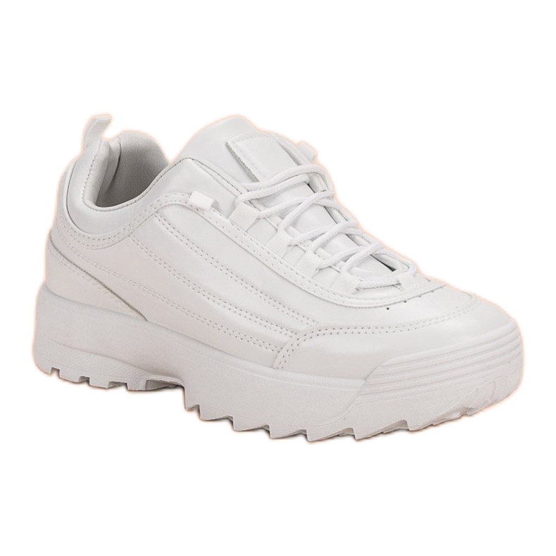 Tenisice na platformi bijela 2