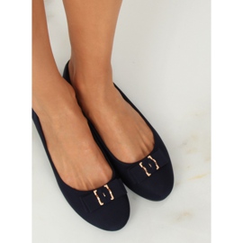 Ženske tamnoplave balerinke JM3553J Azul Marino tamnoplava 1