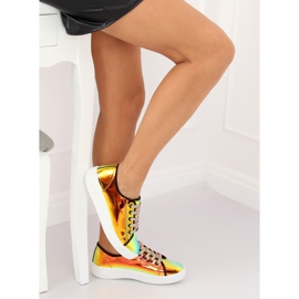 FZ09 Zlatne benzinske tenisice zlatna 1