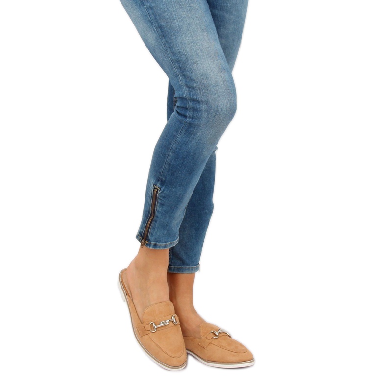 Camel F9375 Camel loafers papuče smeđa 2