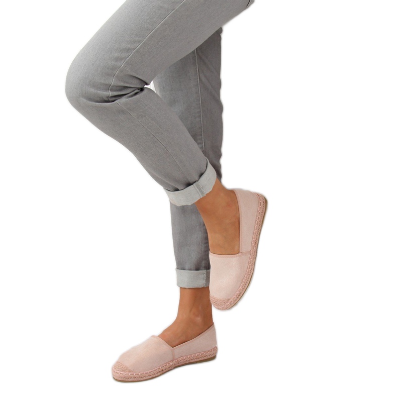 Espadrile, antilop ružičasta AF40 Ružičasta 1