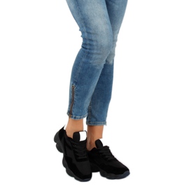 Crne E-102 Crne sportske cipele crno 1