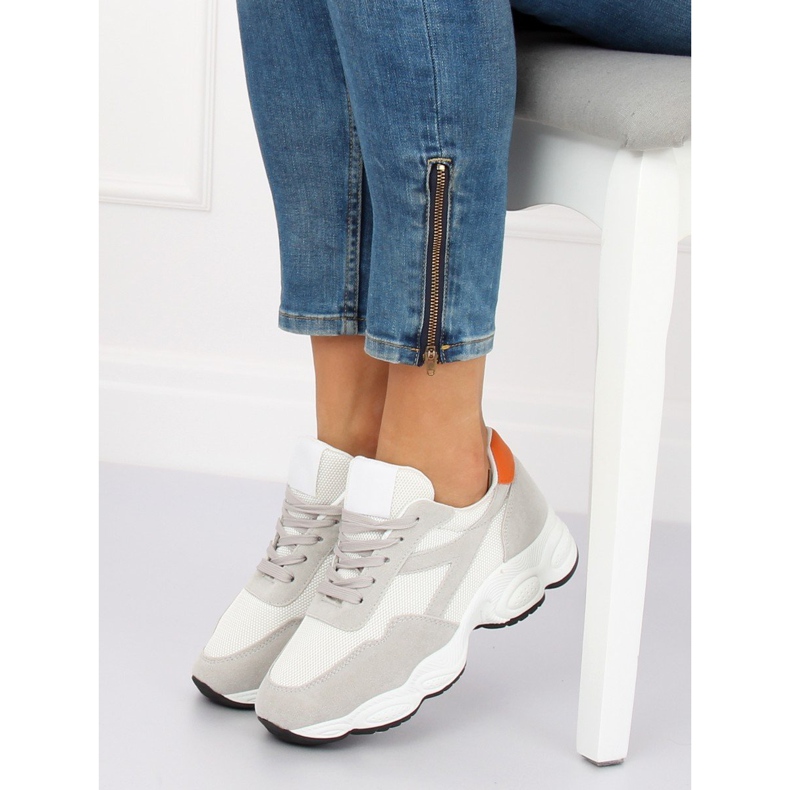 Bijele sportske cipele E-102 Bijele bijela 2