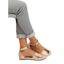 Šampanjac metalik espadrile CF-1K215 Šampanjac ružičasta 1