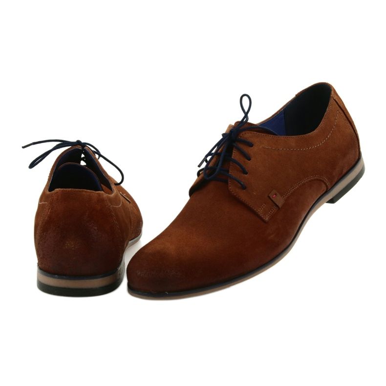 Nikopol Muške kožne cipele Suede 1709 deva bež 4