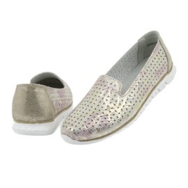 Ženska sportska kožna gospodara Filippo 663 bijela ružičasta 4